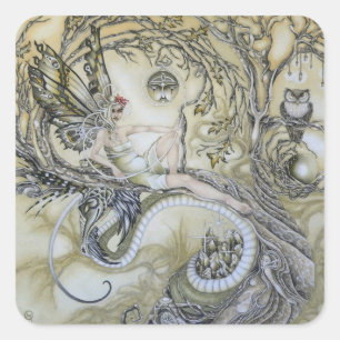 Lady of the Forest Square Sticker