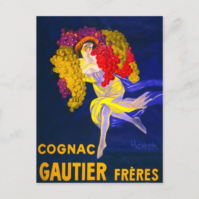 Lady of the Grapes Postcard (Front)