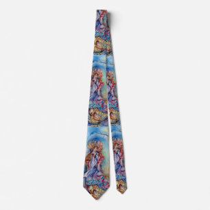 LADY OF THE LAKE Arthurian Legends Watercolor  Tie
