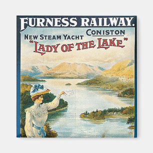 Lady of the Lake ~ Furness Railway Magnet
