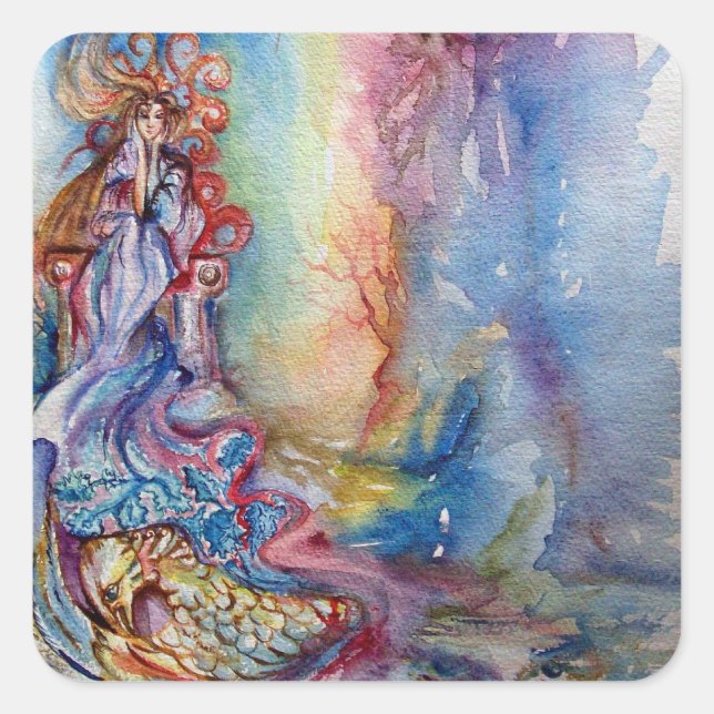 LADY OF THE LAKE SQUARE STICKER (Front)