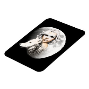 Lady of the Moon Magnet