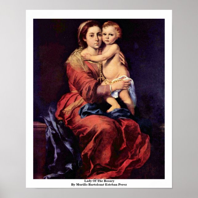 Lady Of The Rosary Poster (Front)