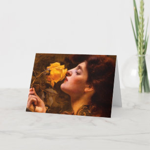 Lady of the Roses by Franz Dvorak Mother's Day Card