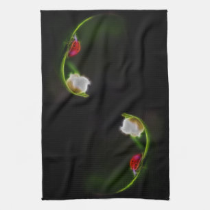 Lady of the Valley Tea Towel