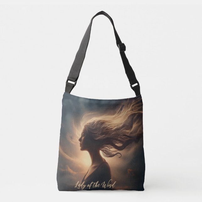 "Lady of the Wind"  Crossbody Bag (Front)