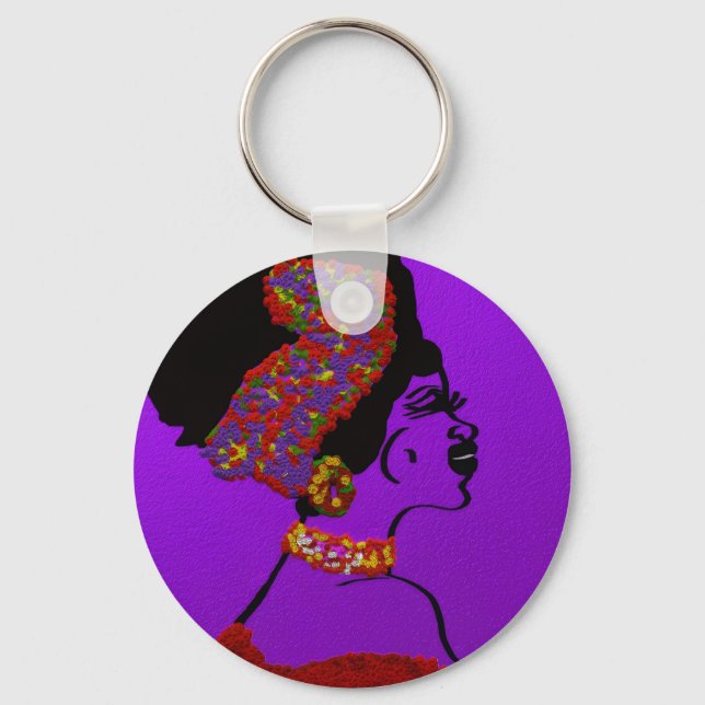 Lady of Wisdom and Vitality Keychain (Front)