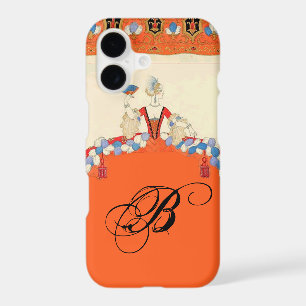 LADY ORANGE FASHION COSTUME DESIGNER MONOGRAM