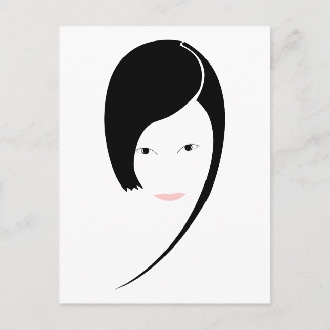 lady postcard (Front)