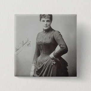 Lady Randolph Churchill 15 Cm Square Badge