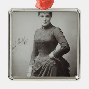 Lady Randolph Churchill Metal Ornament