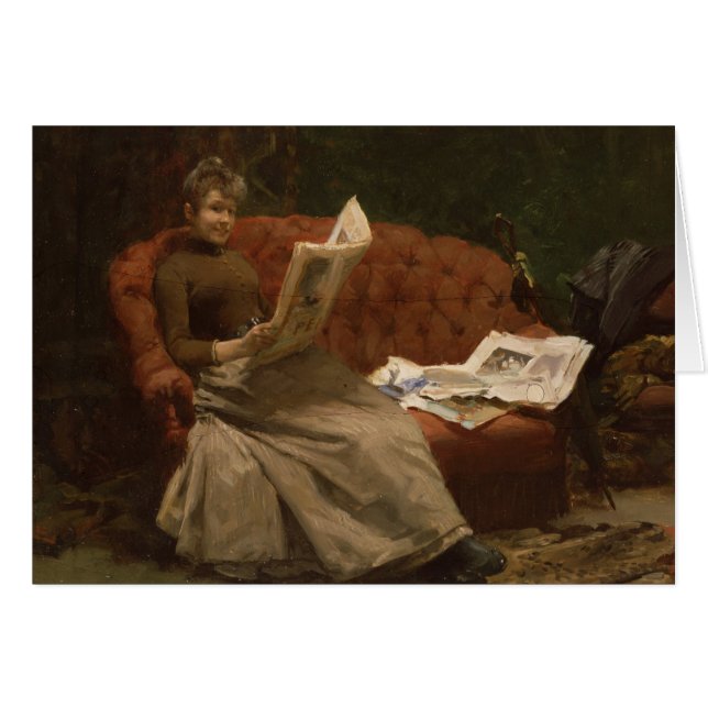 Lady Reading (Front Horizontal)
