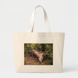 Lady Resting in a Hammock (by Giovanni Boldini) Large Tote Bag
