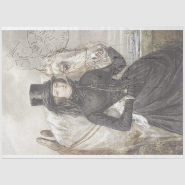 Lady Rider Tissue Paper (Front)