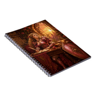 Lady Rosaline Brightshield Fantasy Quest Notebook