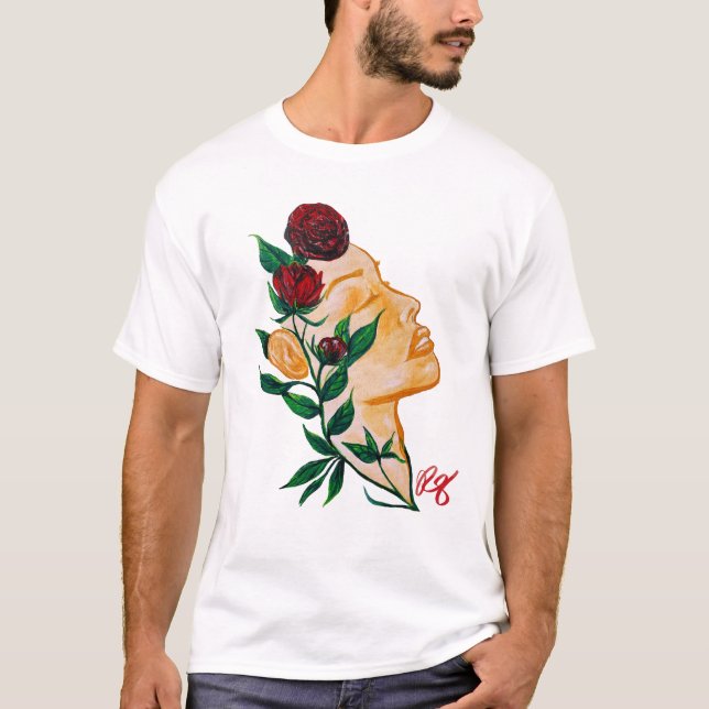 Lady Rose Graphic Tee (Front)