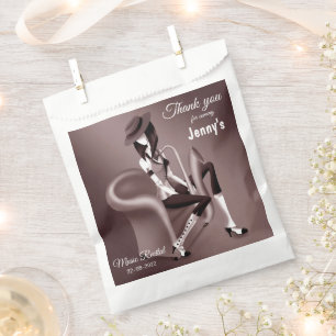 Lady Saxophonist - Jazz-Inspired Sweets Favor Bag