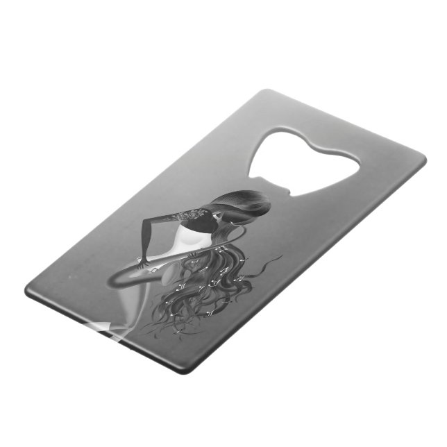 Lady Saxophonist Musician  (Front Angled)