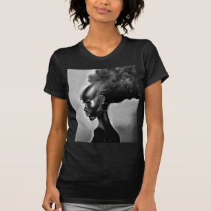 Lady Shy T-Shirt Pretty African Woman