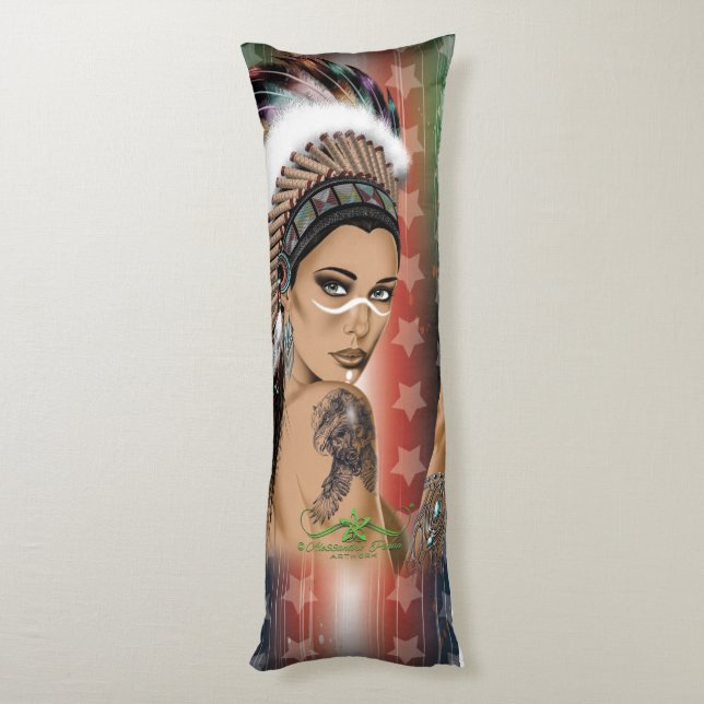 Lady Sioux Body Cushion (Back (Vertical))