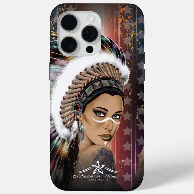 Lady Sioux Case-Mate iPhone Case (Back)