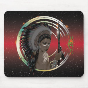 Lady Sioux Mouse Pad