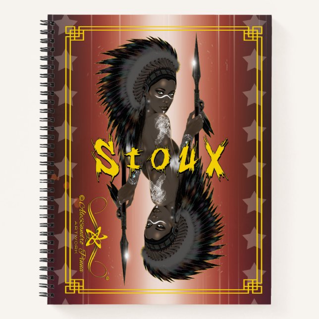 Lady Sioux Notebook (Front)