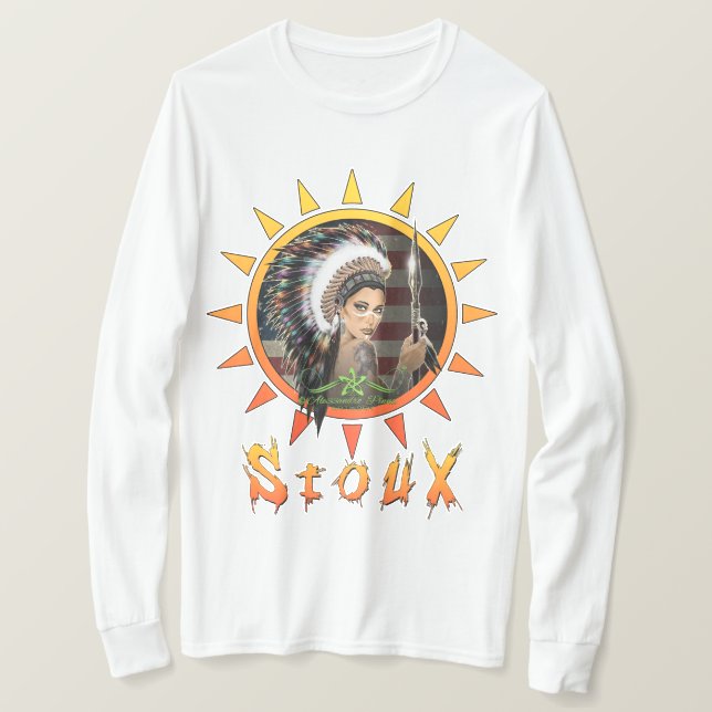 Lady Sioux T-Shirt (Design Front)
