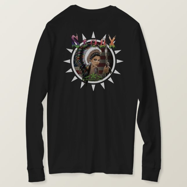 Lady Sioux T-Shirt (Design Back)