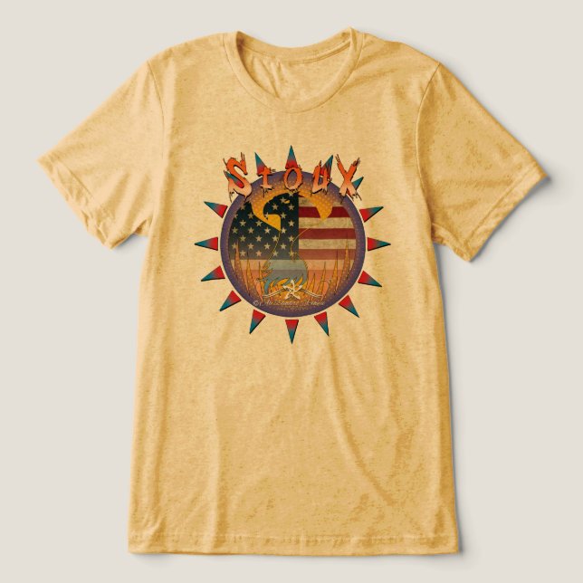 Lady Sioux Tri-Blend Shirt (Design Front)