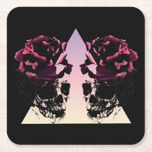 Lady Skull Coasters