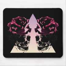 Lady Skull Mouse Pad