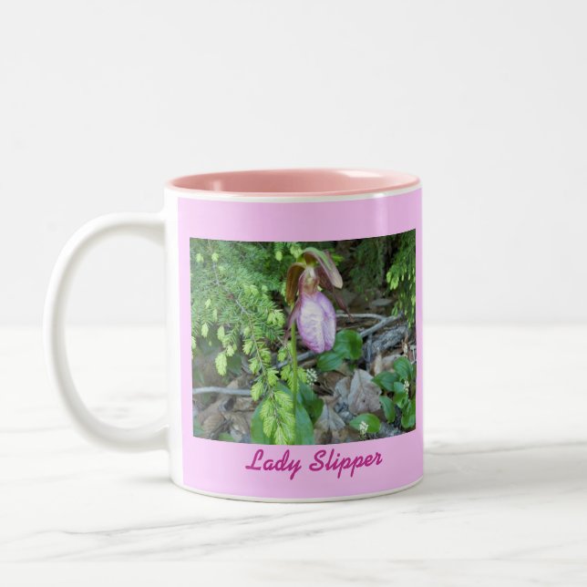 Lady Slipper 2 Two-Tone Coffee Mug (Left)
