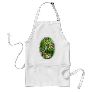 Lady Slipper Wild Orchid Apron