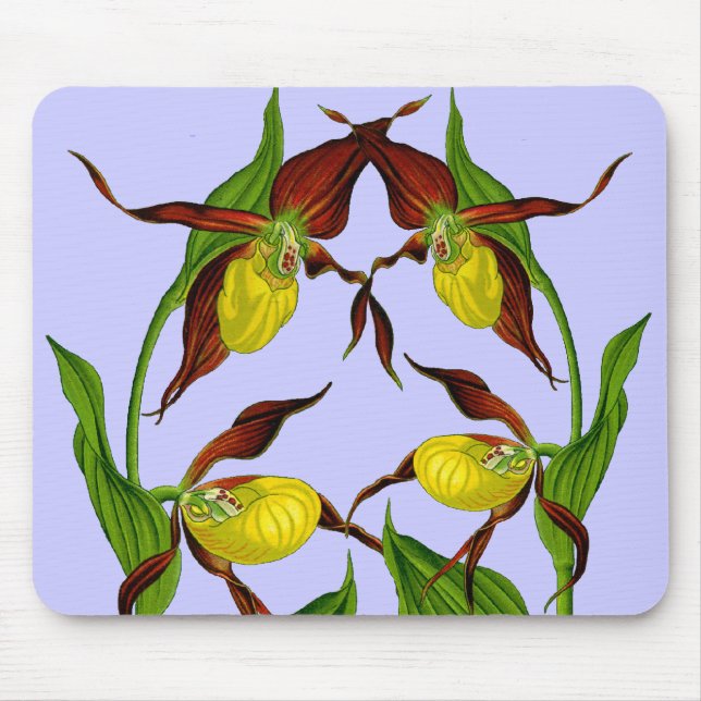 Lady Slippers Entwined Mousepad (Front)