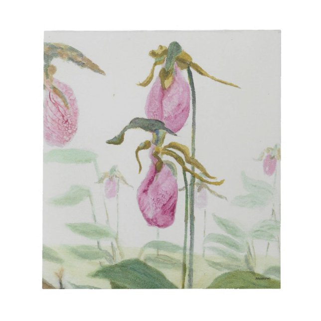Lady Slippers Notepad (Front)