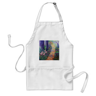 Lady Slippers on the Path Standard Apron