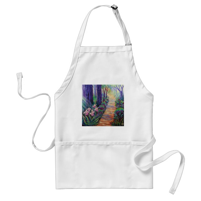 Lady Slippers on the Path Standard Apron (Front)
