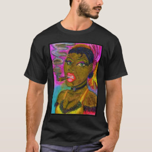 Lady smoking a Cigar T-Shirt