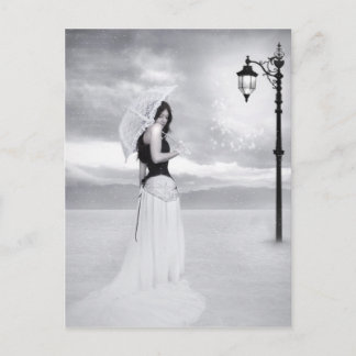"Lady Snowflake" Postcard