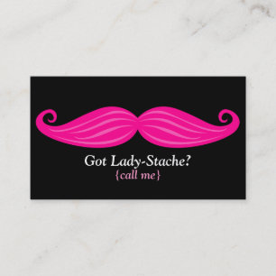 Lady-Stache Bizcard Business Card