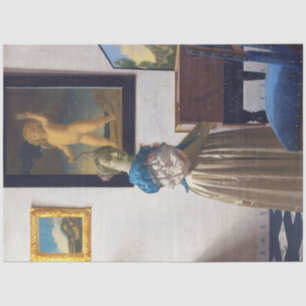 Lady Standing at a Virginal, Johannes Vermeer Tissue Paper