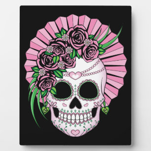 Lady Sugar Skull Plaque