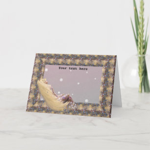 Lady Summer Holiday Card