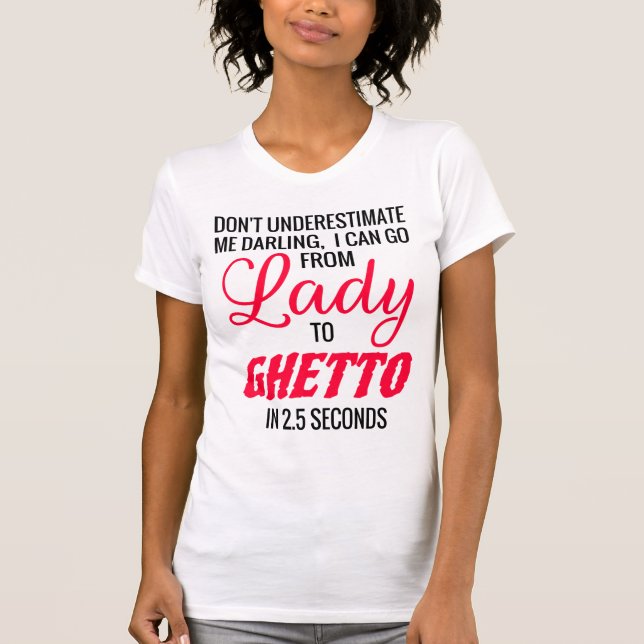 Lady to Ghetto Tank Top (Front)