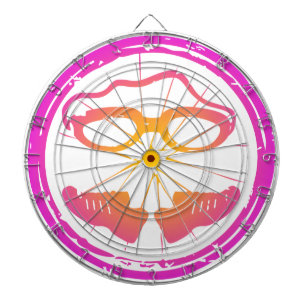 Lady Triathlon, woman triathlon Dartboard