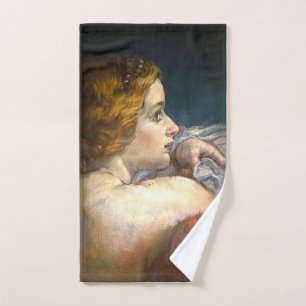 Lady Under the Moon Elegant Bath Towels