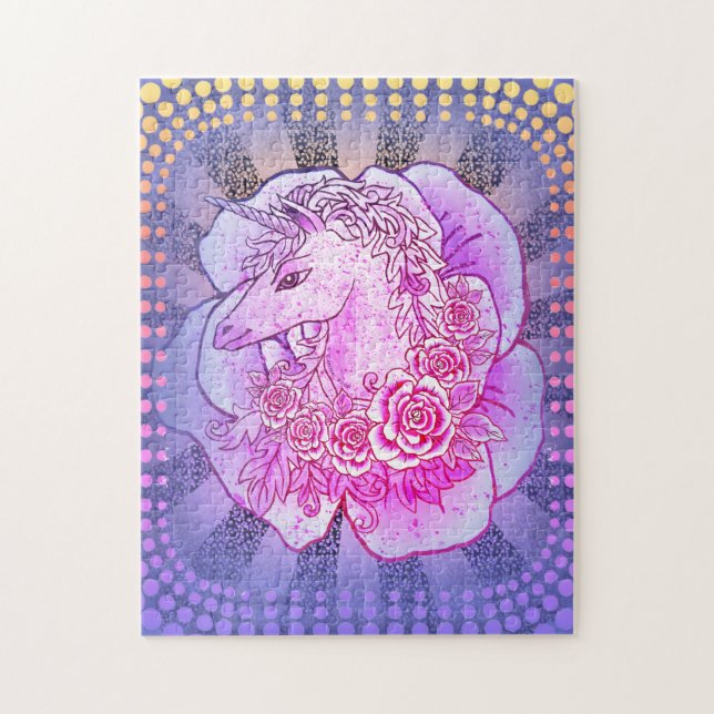 Lady Unicorn Jigsaw Puzzle (Vertical)