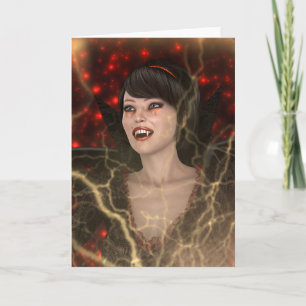 Lady Vamp Card