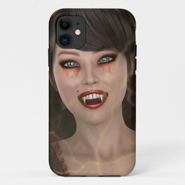 Lady Vamp Case-Mate iPhone Case (Back)